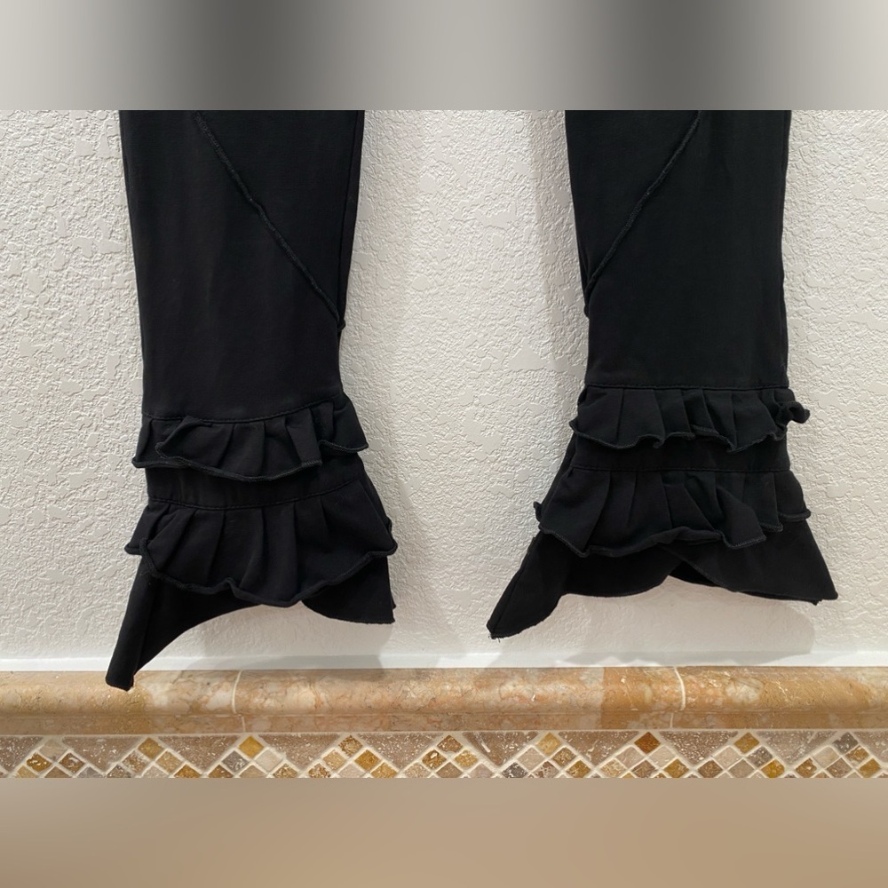 Bodhi tree pants black size S-M 100% cotton made in Nepal - Picture 3 of 4